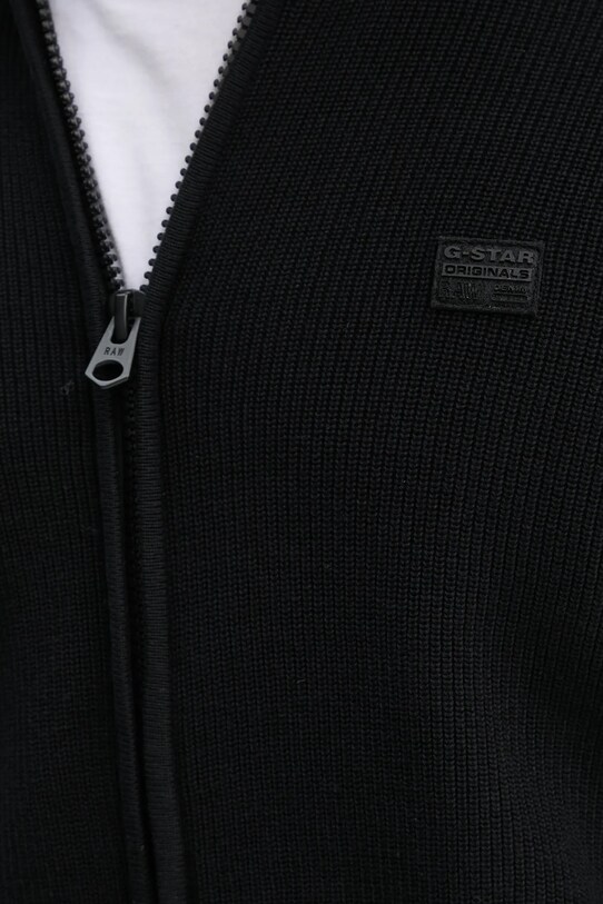 G-Star cardigan din bumbac D25746.C868 negru