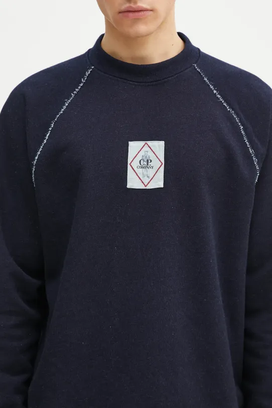 C.P. Company cotton sweatshirt navy 18CMSS184A110055W