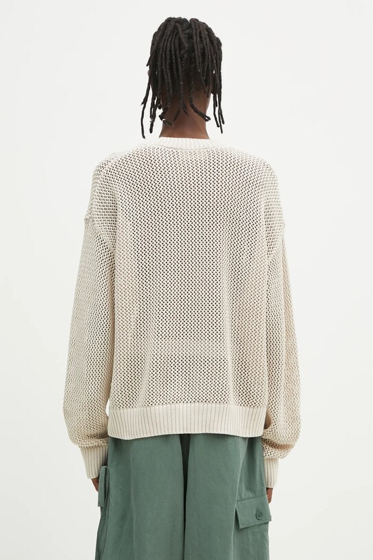 Одежда Хлопковый свитер Represent Open Gauge Knit Sweater MLM3821.26 бежевый
