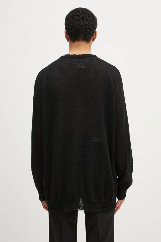 Одежда Свитер с примесью шерсти MM6 Maison Margiela SH0HL0019 чёрный