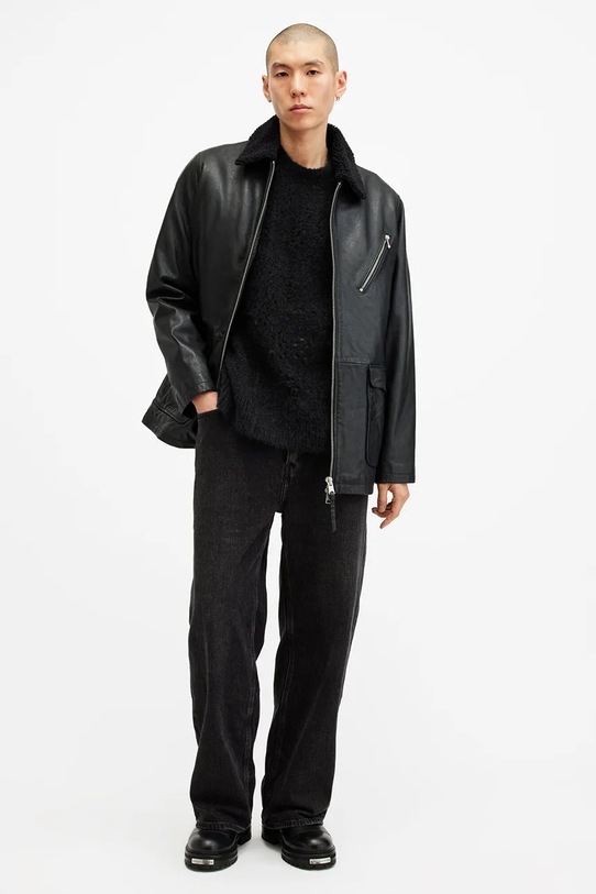 AllSaints pulover de lana HADWIN M046KB negru