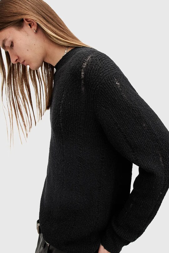 Одяг Вовняний светр AllSaints HADES M047KB чорний