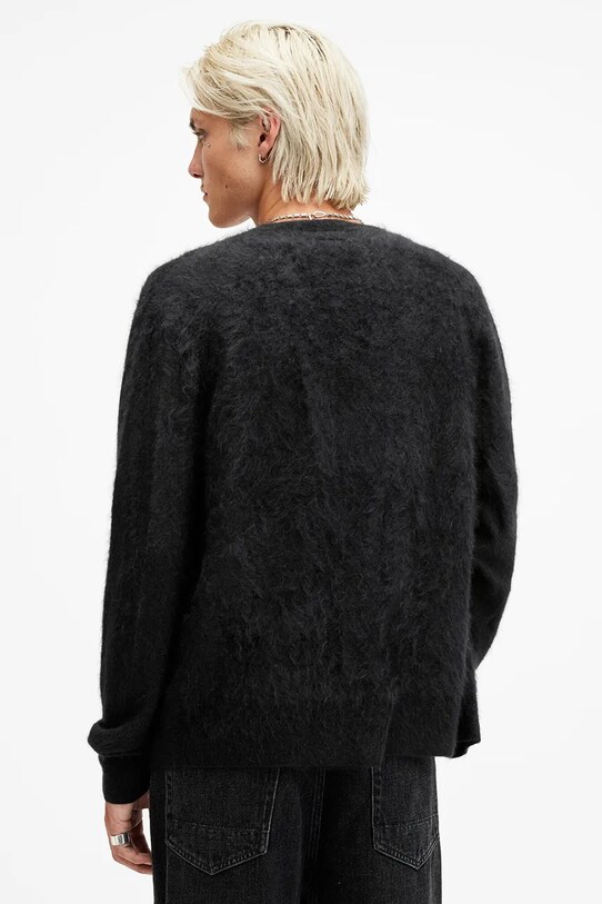 Odzież AllSaints kardigan kaszmirowy ABEL M080KB czarny