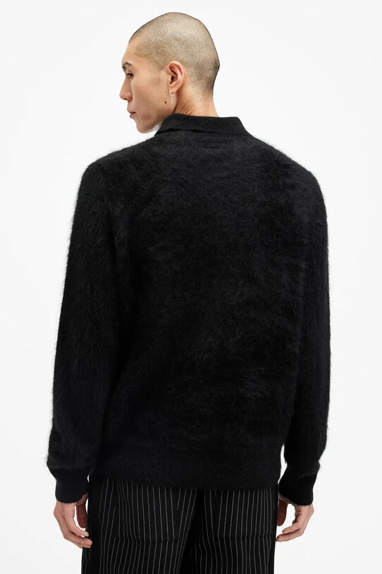 Odzież AllSaints sweter kaszmirowy ABEL M081KB czarny