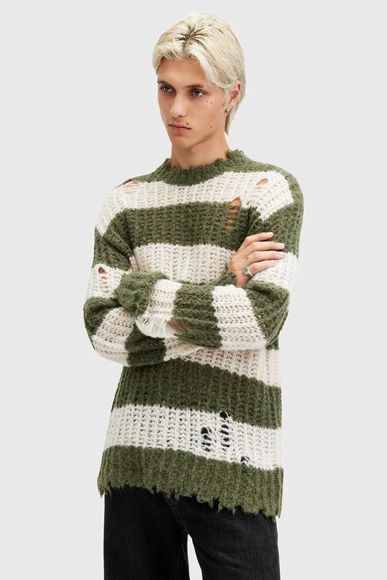 Одежда Шерстяной свитер AllSaints SID M098KB мультиколор