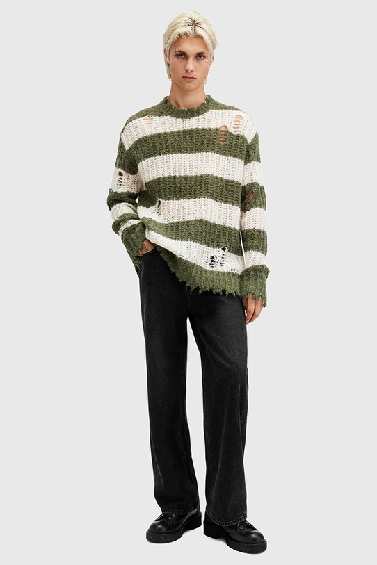 Шерстяной свитер AllSaints SID M098KB мультиколор