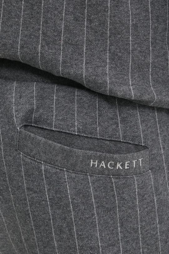 Hackett London pantaloni de trening din bumbac gri HM581308