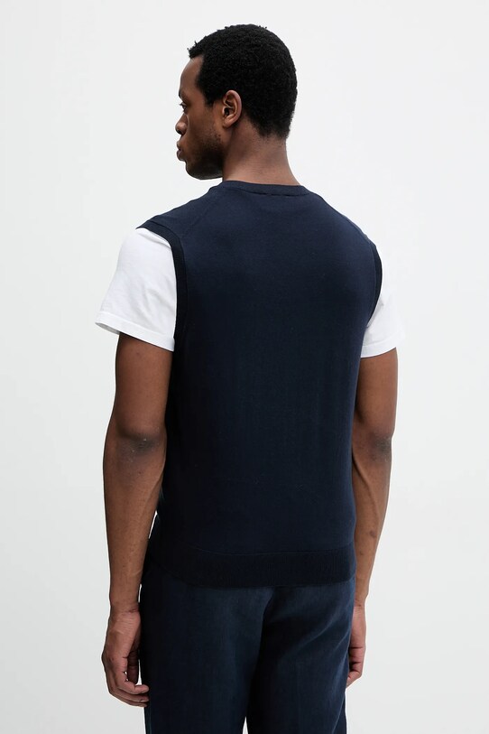 Îmbrăcăminte Sisley vestă 10F2S400J bleumarin