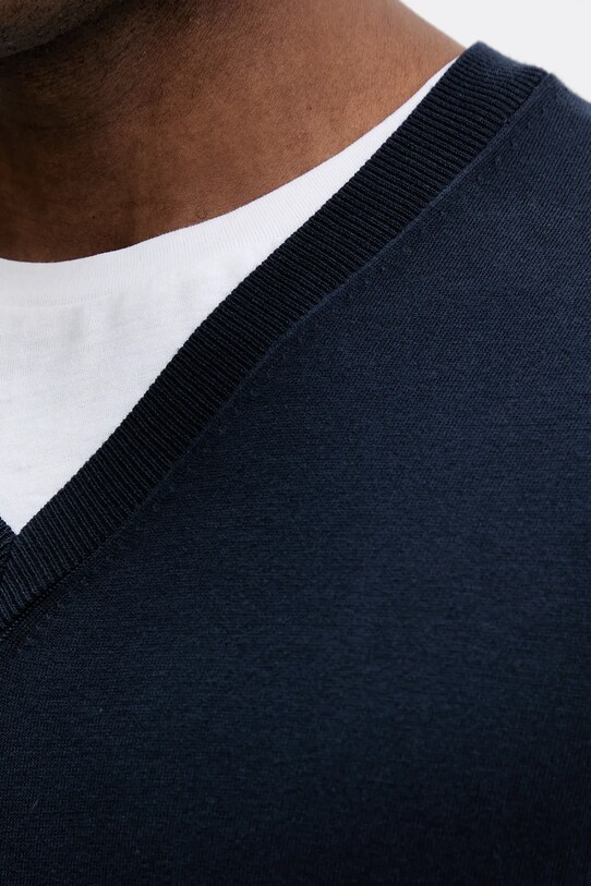 Sisley vestă 10F2S400J bleumarin