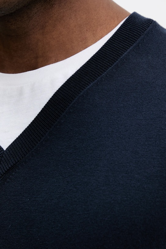 Sisley kamizelka 10F2S400J granatowy