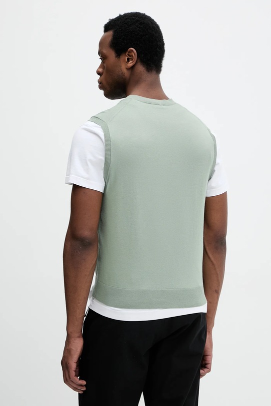 Odzież Sisley kamizelka 10F2S400J zielony