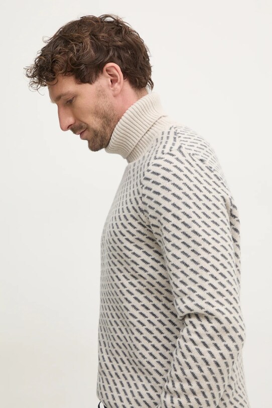 Вовняний светр Barbour MKN1630ST14 бежевий