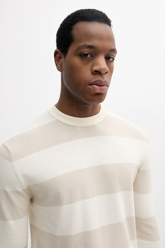 United Colors of Benetton sweter bawełniany beżowy 1098K109F