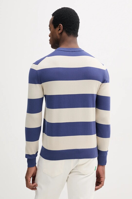 Одяг Бавовняний светр United Colors of Benetton 1098K109F темно-синій