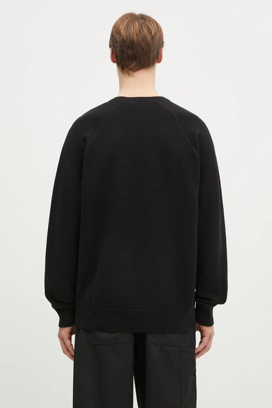 Odjeća Pamučni pulover Carhartt WIP Chase Sweater I028581.00FXX crna