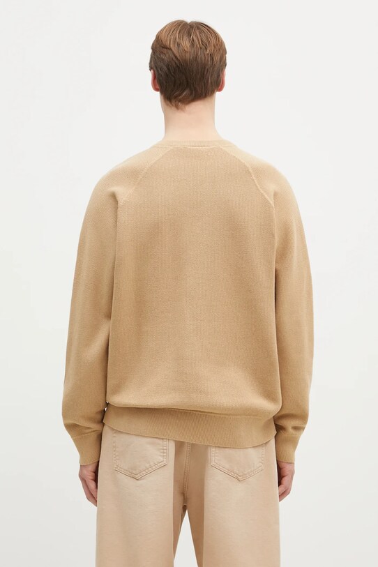 Одежда Хлопковый свитер Carhartt WIP Chase Sweater I028581.2N1XX бежевый