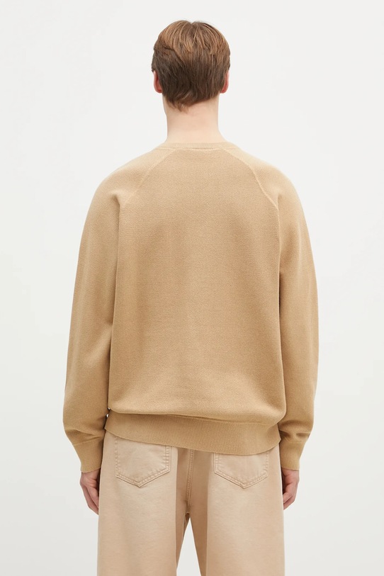 Ρούχα Βαμβακερό πουλόβερ Carhartt WIP Chase Sweater I028581.2N1XX μπεζ