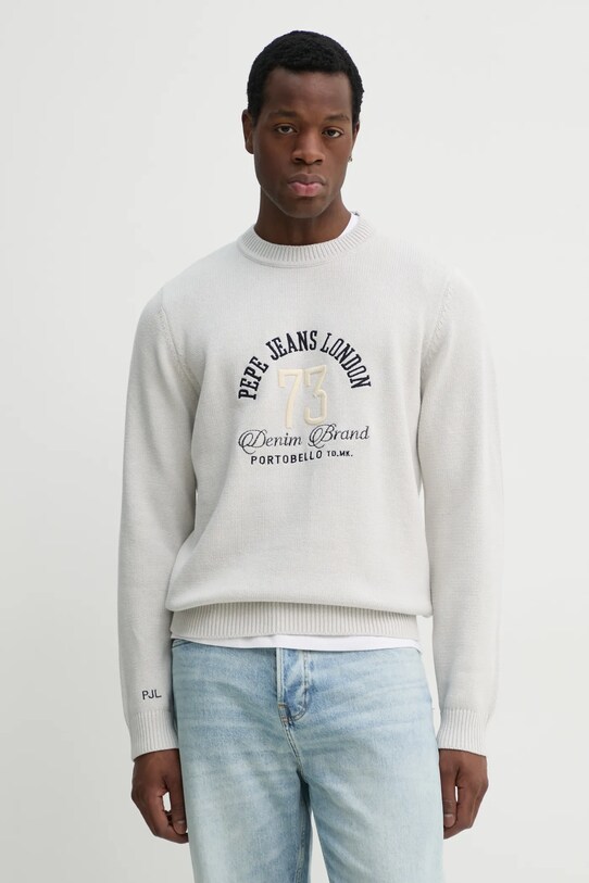 Πουλόβερ Pepe Jeans LIONEL άλλο γκρί PM702516