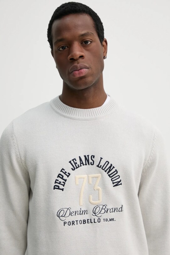 Πουλόβερ Pepe Jeans LIONEL γκρί PM702516