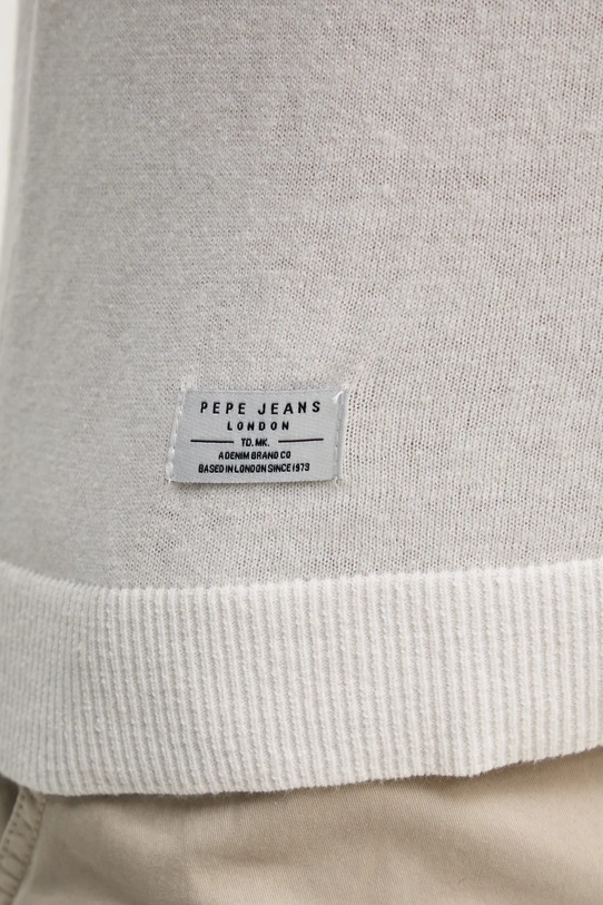 Svetr s příměsí lnu Pepe Jeans LAYNE PM702519 béžová