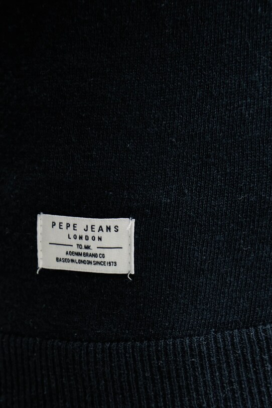 Пуловер с лен Pepe Jeans LAYNE PM702519 тъмносин