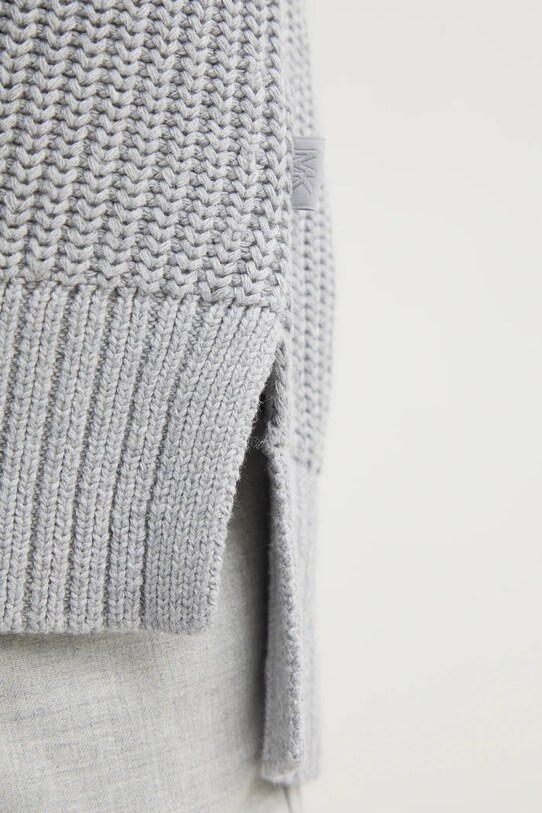 Bavlněný svetr Michael Kors CR560ELFE5 šedá