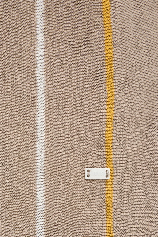 Liu Jo kamizelka lniana QA5235.MA72P beżowy