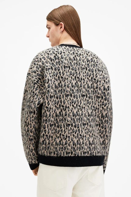 AllSaints cardigan din amestec de lână NEKO bej M096KB