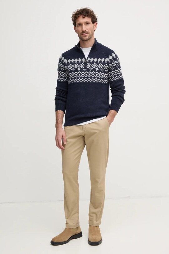 Guess sweter z domieszką wełny M4PR59.Z3LQ0 granatowy SS25