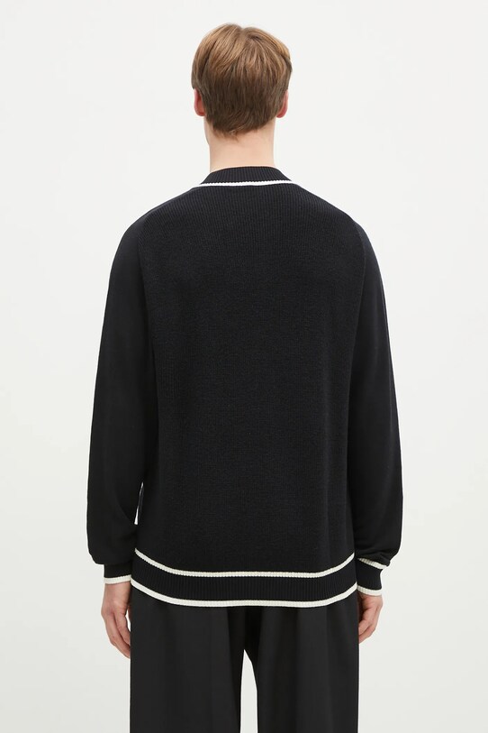 Дрехи Вълнена жилетка adidas Originals Premium Cardigan JD3403 черен