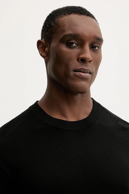 Paul Smith sweter wełniany czarny M1R.238Z.P02093