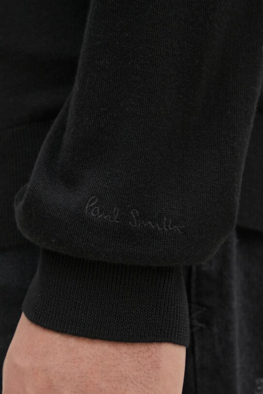 Paul Smith pulover de lână M1R.238Z.P02093 negru