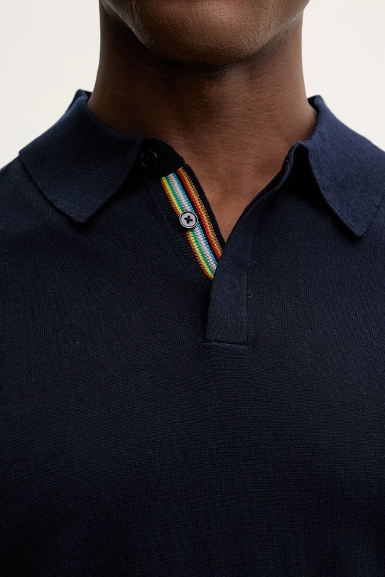 Μάλλινο πουλόβερ Paul Smith M1R.241Z.P02093 σκούρο μπλε