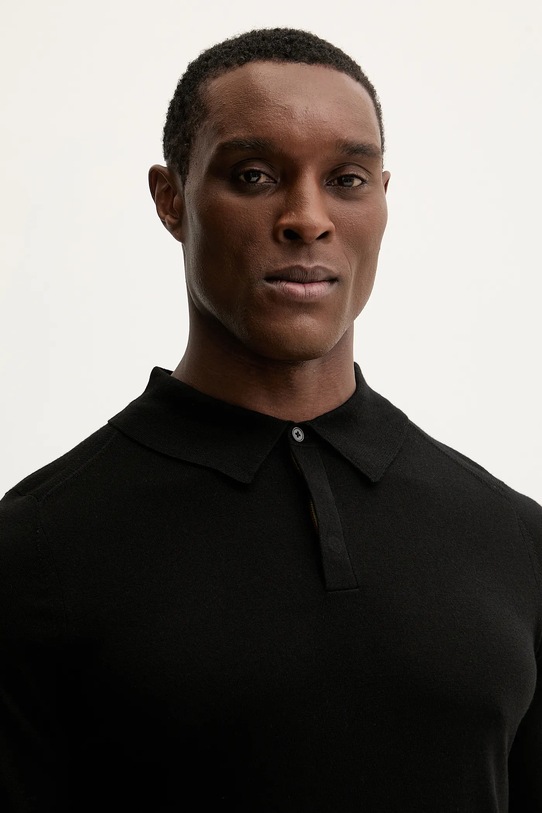 Paul Smith sweter wełniany czarny M1R.241Z.P02093