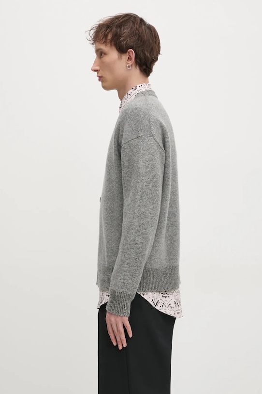 Paul Smith cardigan M1R.245Z.P02584 gri SS25