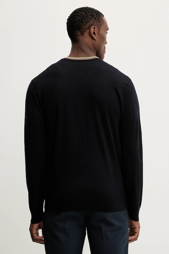 Ρούχα Μάλλινη ζακέτα Paul Smith M1R.250Z.P02094 μαύρο