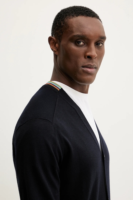 Μάλλινη ζακέτα Paul Smith μαύρο M1R.250Z.P02094