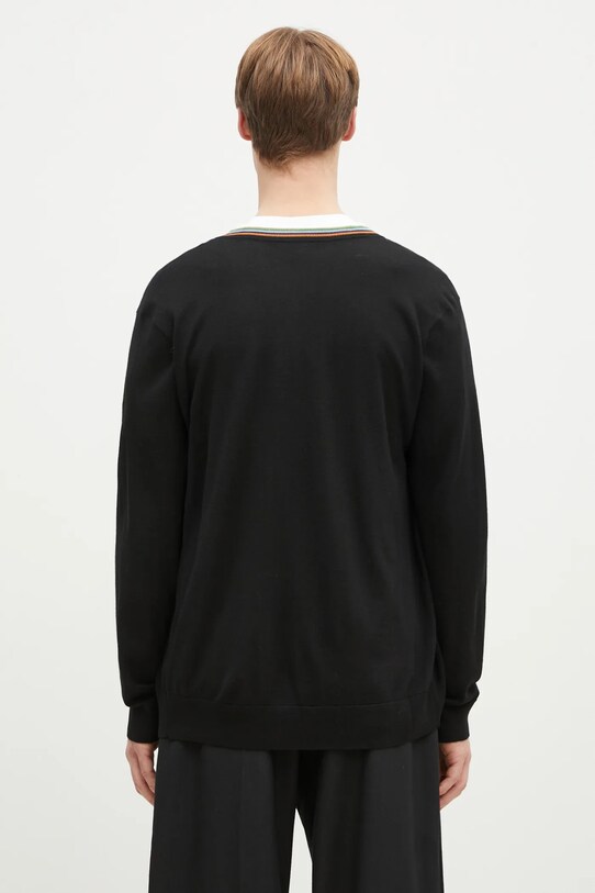 Одежда Шерстяной кардиган Paul Smith M1R.250Z.P02094 чёрный