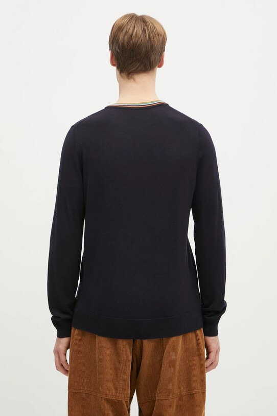 Oblečenie Vlnený sveter Paul Smith M1R.251Z.P02094 tmavomodrá