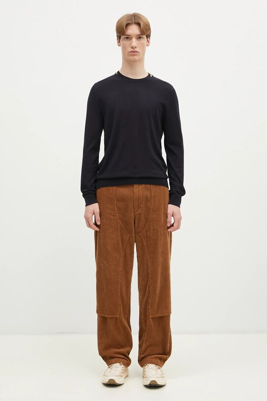 Vlnený sveter Paul Smith M1R.251Z.P02094 tmavomodrá