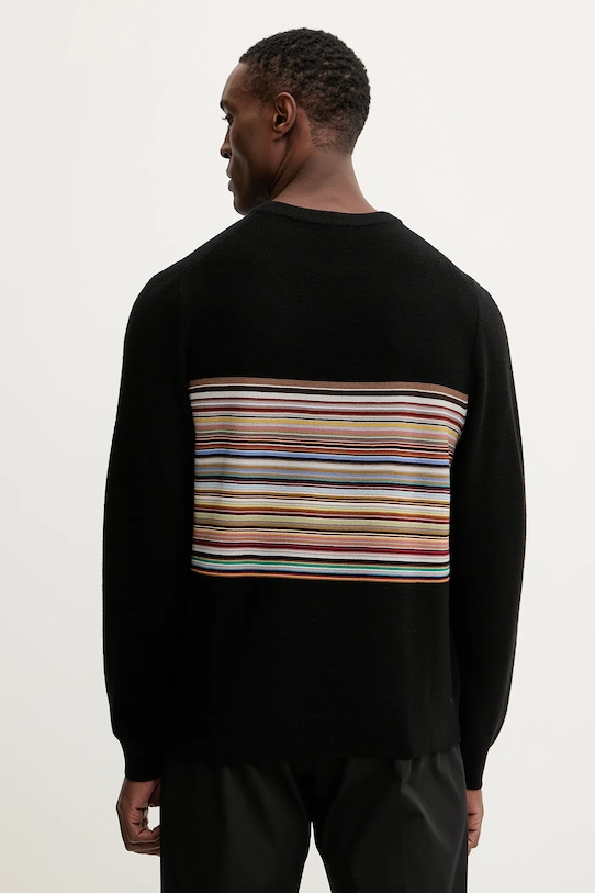 Îmbrăcăminte Paul Smith pulover de lână M1R.253Z.P02589 negru