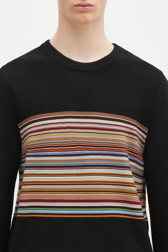 Paul Smith sweter wełniany czarny M1R.253Z.P02589