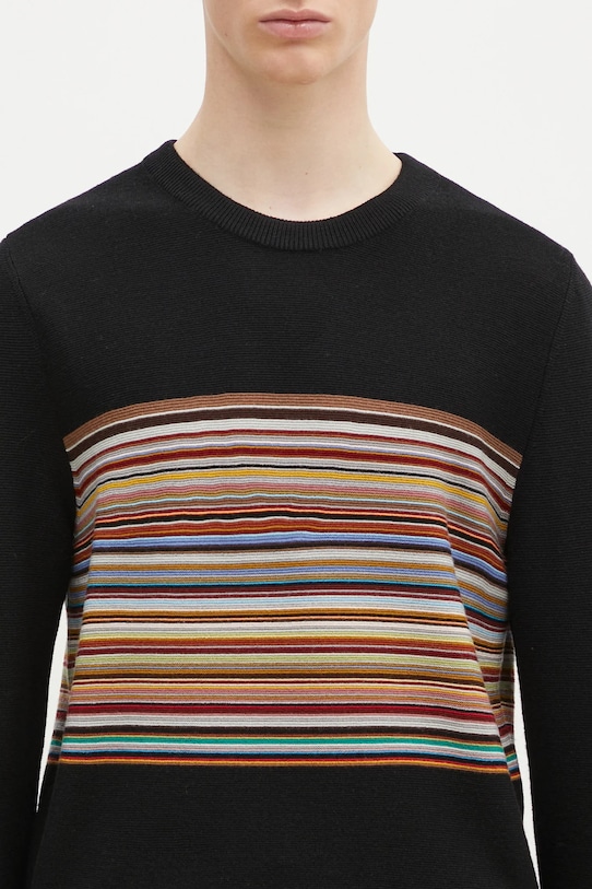 Vlnený sveter Paul Smith čierna M1R.253Z.P02589