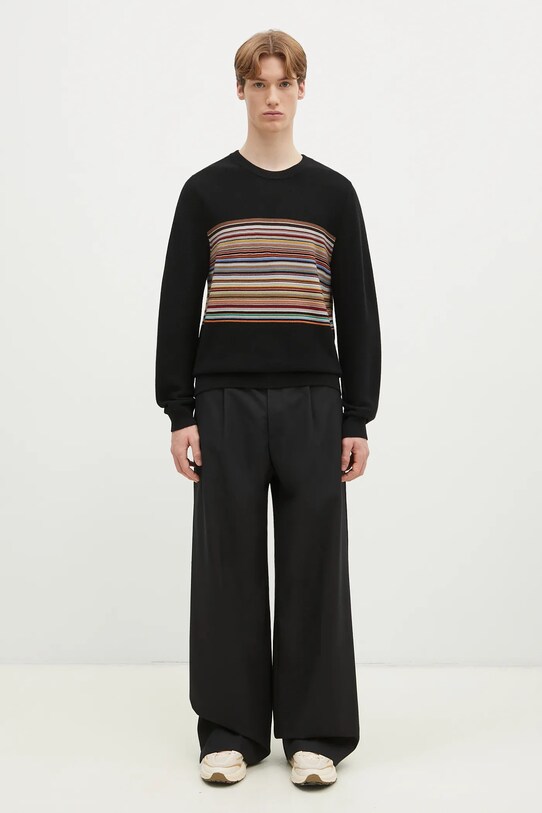 Vuneni pulover Paul Smith M1R.253Z.P02589 crna