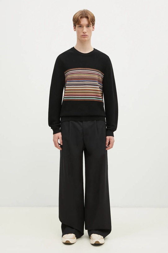 Шерстяной свитер Paul Smith M1R.253Z.P02589 чёрный