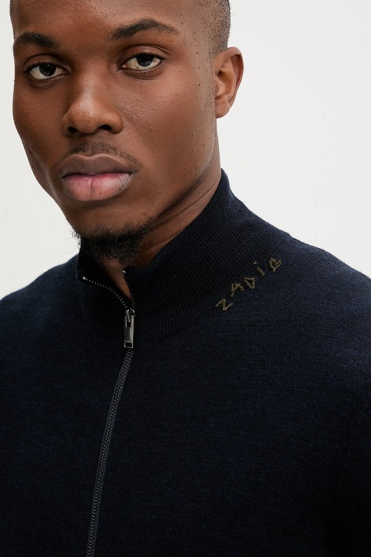 ZADIG&VOLTAIRE kardigan wełniany KMCA01228.404 granatowy