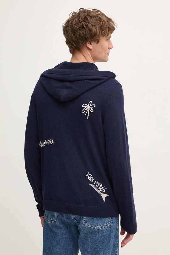Odzież ZADIG&VOLTAIRE sweter wełniany KMCA01259.404 granatowy