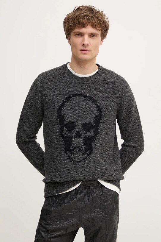 ZADIG&VOLTAIRE maglione in lana lana grigio KMSW01718.33