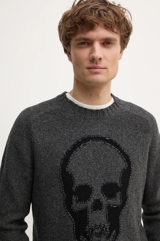 ZADIG&VOLTAIRE maglione in lana grigio KMSW01718.33