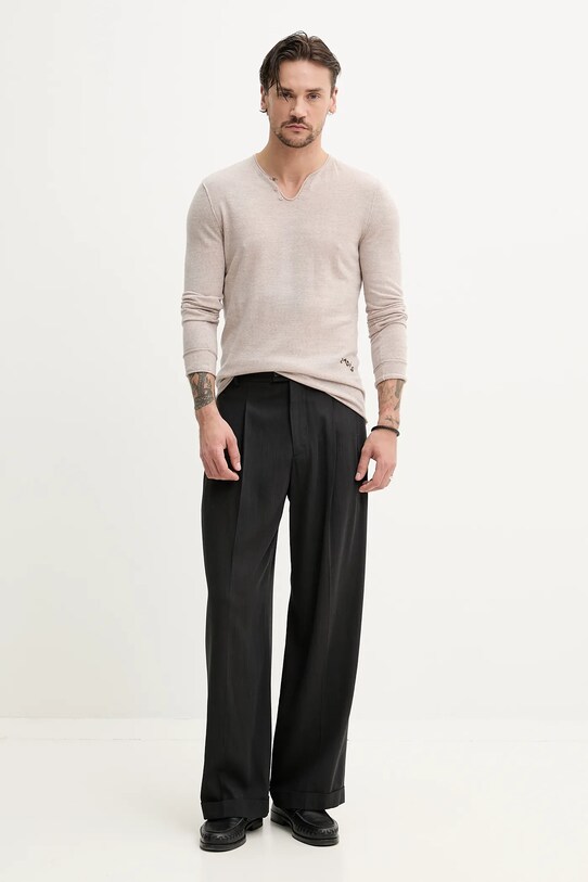 ZADIG&VOLTAIRE pulover de lână KMSW01742.258 bej SS25
